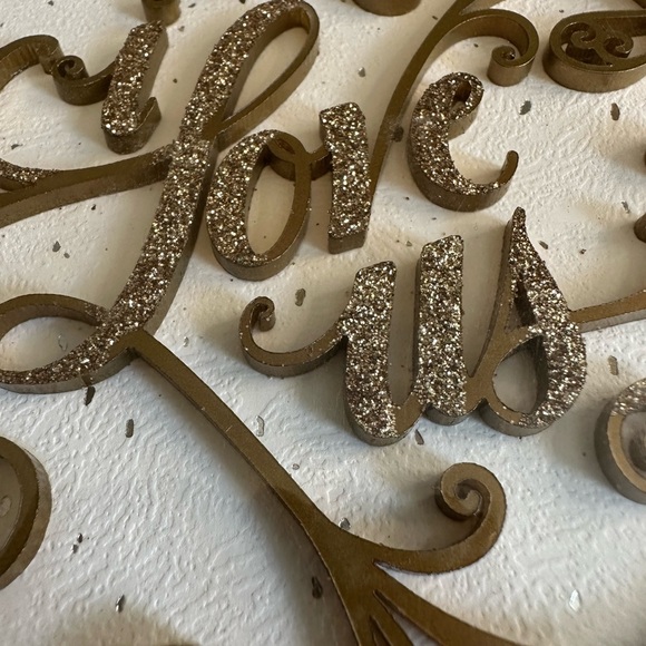 🧡10/$10 Elegant Brown and Silver 'Love Us' greeting card - Picture 2 of 4